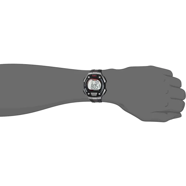 Timex Ironman Classic 50 FullSize WatchBlackGrayRed