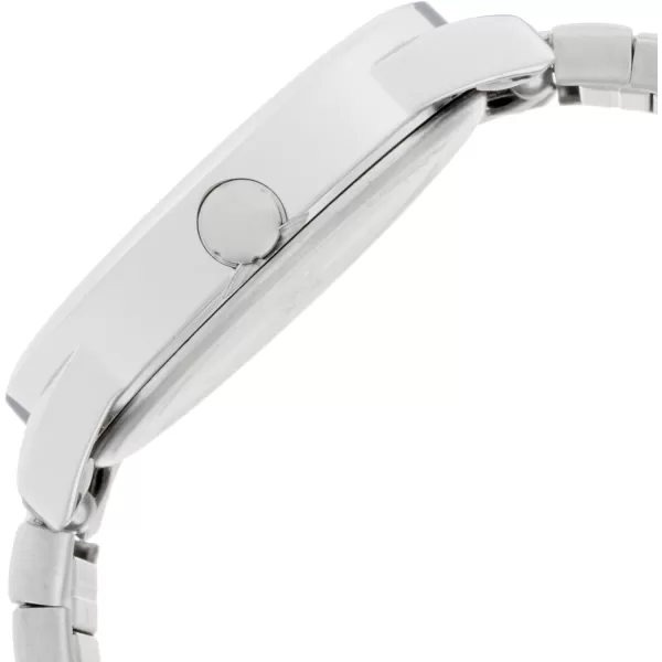 Timex Mens Easy Reader WatchSilverToneSilverToneWhiteA38mm