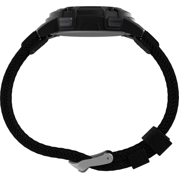 Timex Mens Expedition CAT 41mm Watch  Brown Strap Digital Dial Black Case