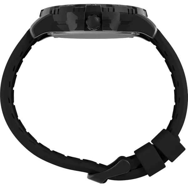 Timex Mens Expedition Gallatin 45mm WatchBlackBlackBlack