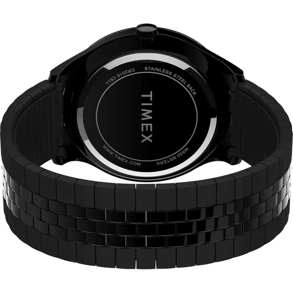 Timex Mens Modern Easy Reader 40mm WatchBlackWhite