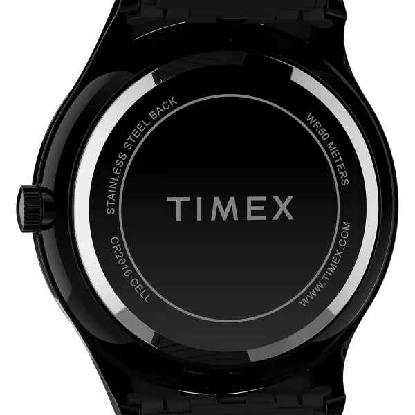 Timex Mens Modern Easy Reader 40mm WatchBlackWhite