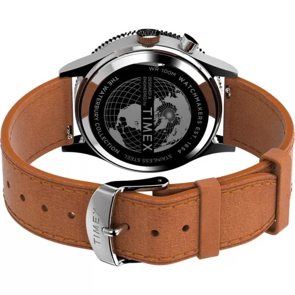 Timex Mens Waterbury 39mm WatchTanBlack