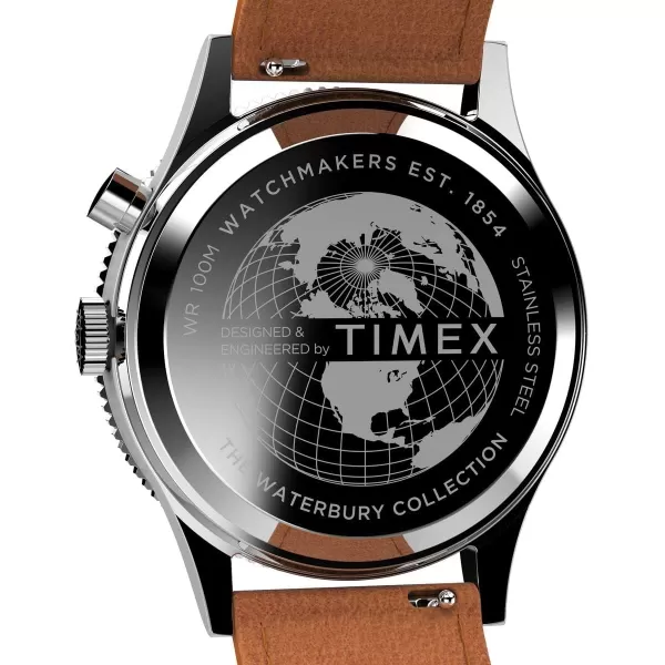 Timex Mens Waterbury 39mm WatchTanBlack
