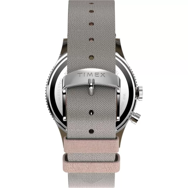 Timex Mens Waterbury 39mm WatchWhiteBlack