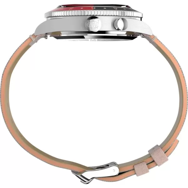 Timex Mens Waterbury 39mm WatchWhiteBlack