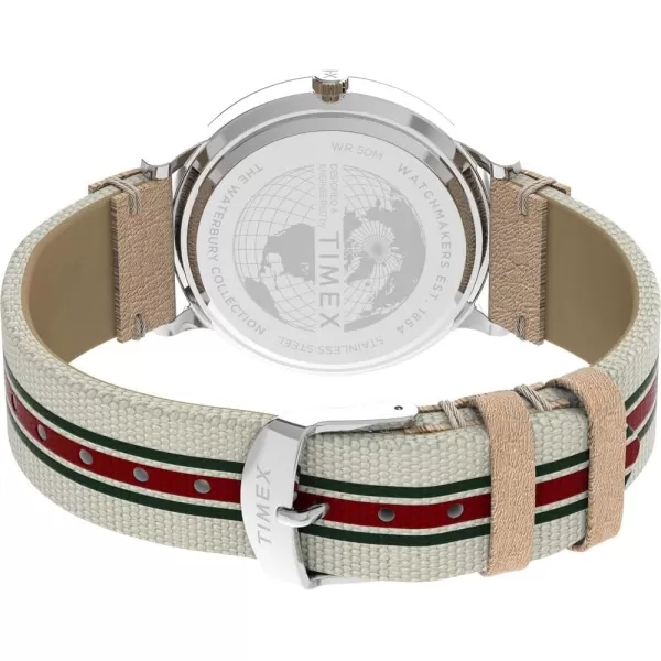 Timex Mens Waterbury Classic 40mm WatchWhiteGray