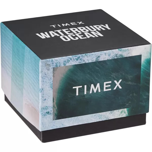 Timex Mens Waterbury Ocean Recycled Plastic 42mm WatchDark Blue