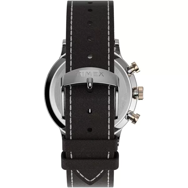 Timex Waterbury Classic Chronograph 40mm WatchDark BrownSilver