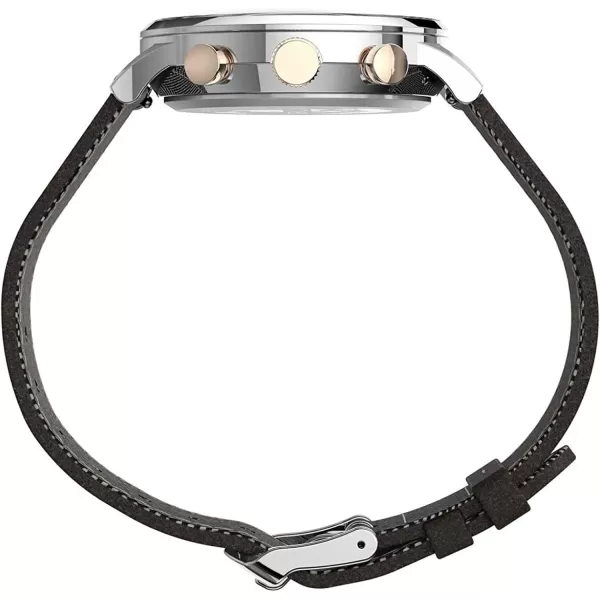 Timex Waterbury Classic Chronograph 40mm WatchDark BrownSilver