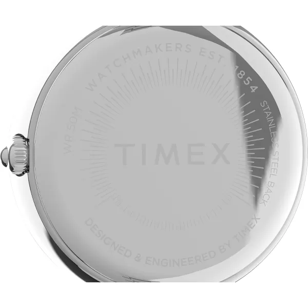 Timex Womens Adorn 32mm WatchSilverToneSilverToneSilverTone
