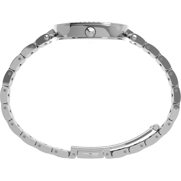 Timex Womens Adorn 32mm WatchSilverToneSilverToneSilverTone