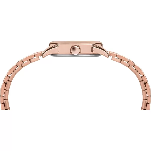 Timex Womens Briarwood WatchRose GoldToneWhite