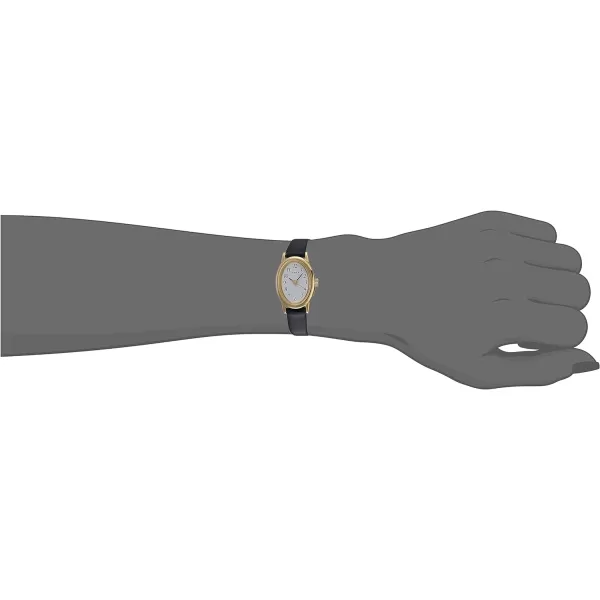 Timex Womens Cavatina 18mm WatchBlackGoldTone