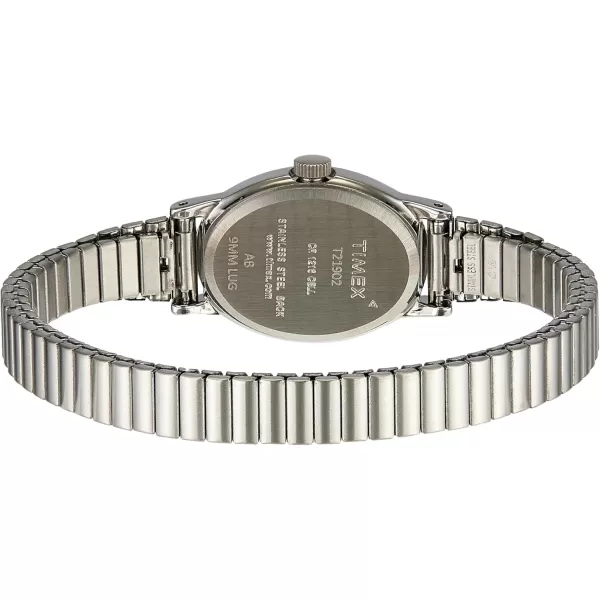 Timex Womens Cavatina 18mm WatchSilverToneWhite