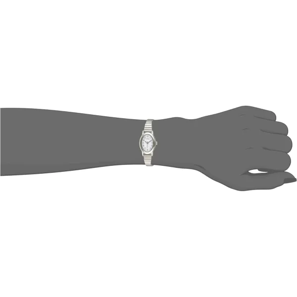 Timex Womens Cavatina 18mm WatchSilverToneWhite