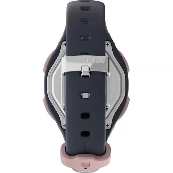 Timex Womens Ironman Transit 33mm Resin Strap WatchBlueRose GoldTone