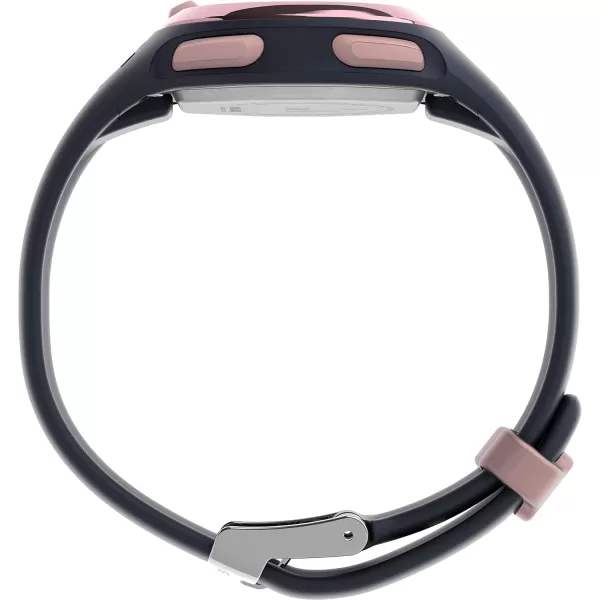 Timex Womens Ironman Transit 33mm Resin Strap WatchBlueRose GoldTone