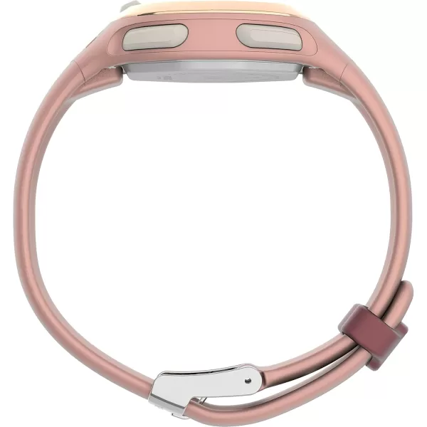 Timex Womens Ironman Transit 33mm Resin Strap WatchPinkRose GoldTone