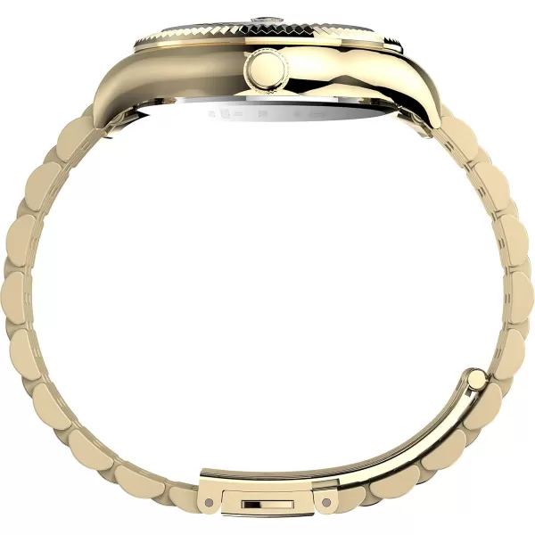 Timex Womens Peanuts x Waterbury Legacy WatchGoldToneGold