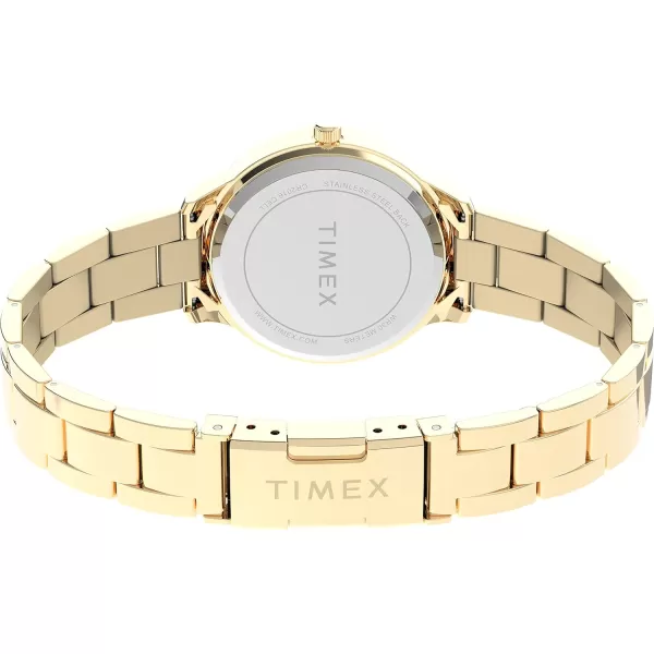 Timex Womens Porter Street 26mm WatchGoldTone