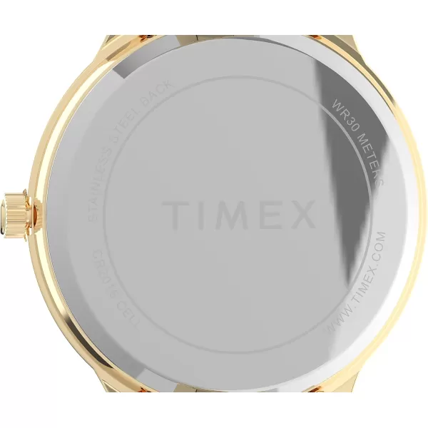 Timex Womens Porter Street 26mm WatchGoldTone