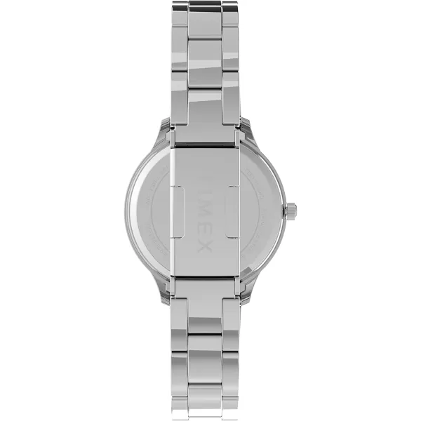 Timex Womens Porter Street 26mm WatchSilverTone