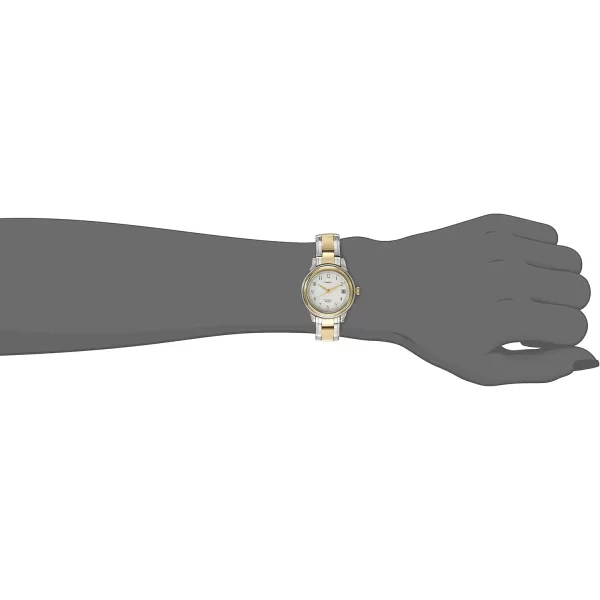 Timex Womens Porter Street 26mm WatchTwoToneWhite