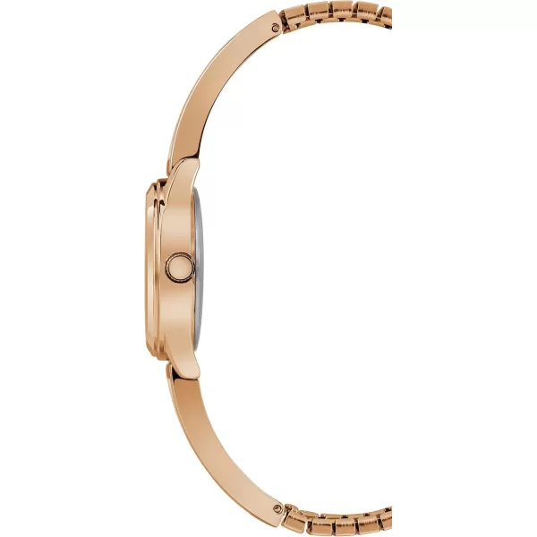 Timex Womens Stretch Bangle 25mm WatchRose GoldToneBlush
