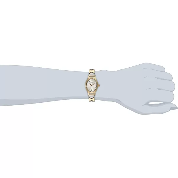 Timex Womens T26301 Kendall Circle TwoTone Stainless Steel Expansion Band Watch