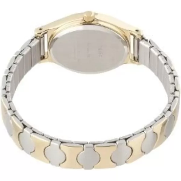 Timex Womens T26301 Kendall Circle TwoTone Stainless Steel Expansion Band Watch
