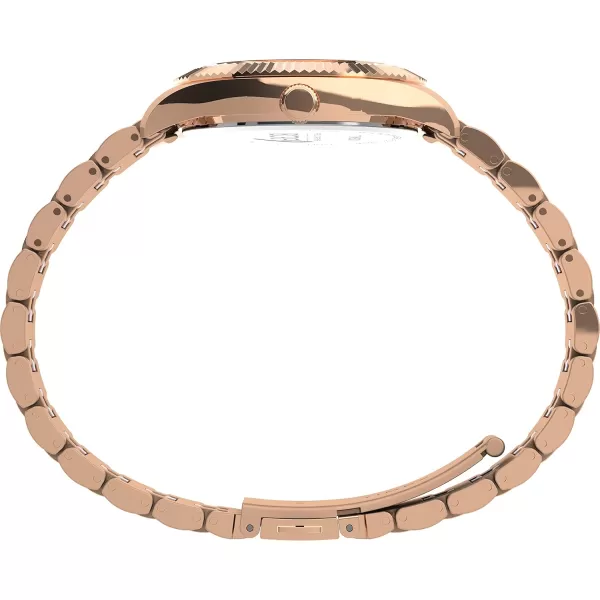 Timex Womens Waterbury Legacy Boyfriend 36mm WatchPinkGold