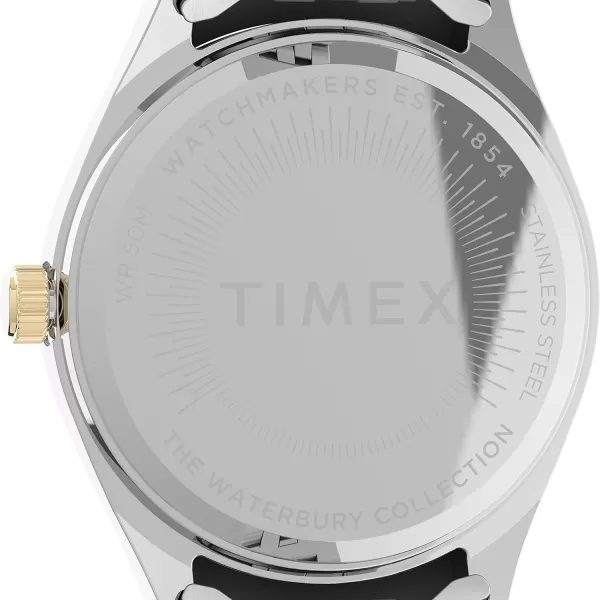 Timex Womens Waterbury Legacy Boyfriend 36mm WatchTwoTone