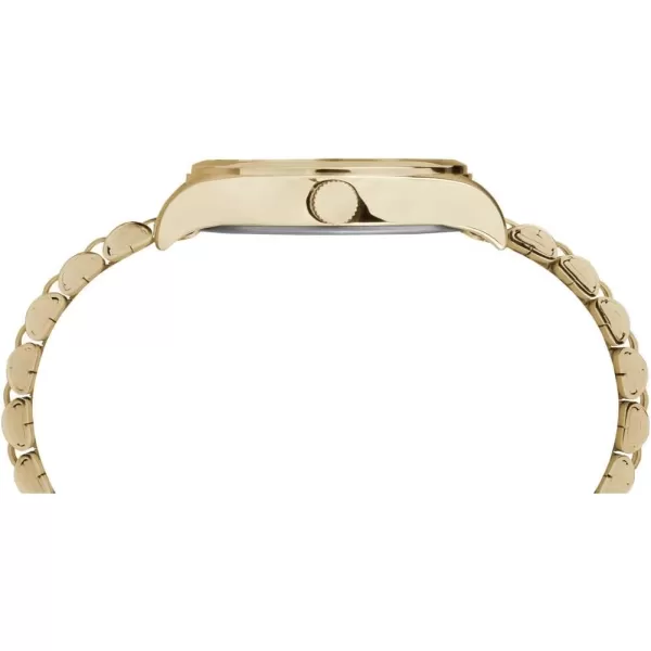 Timex Womens Waterbury Traditional 34mm Watch  GoldTone ampamp Black with GoldTone Stainless Steel Bracelet