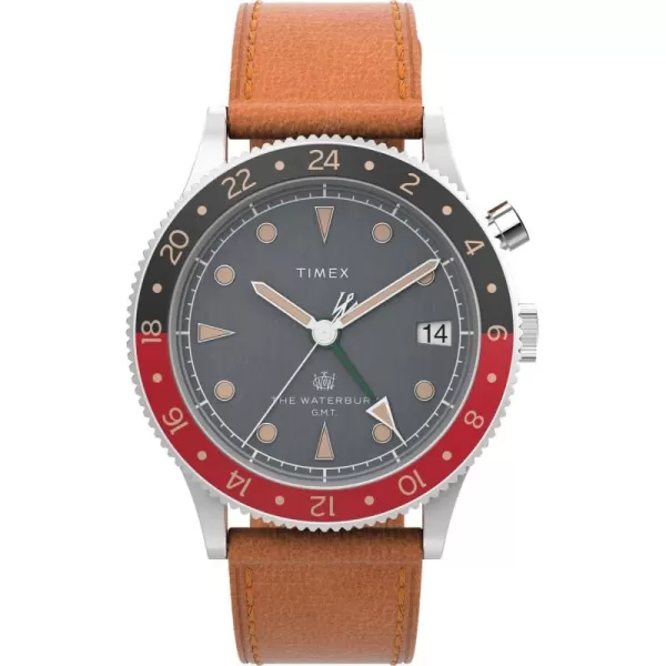 Timex Mens Waterbury 39mm WatchTanBlack