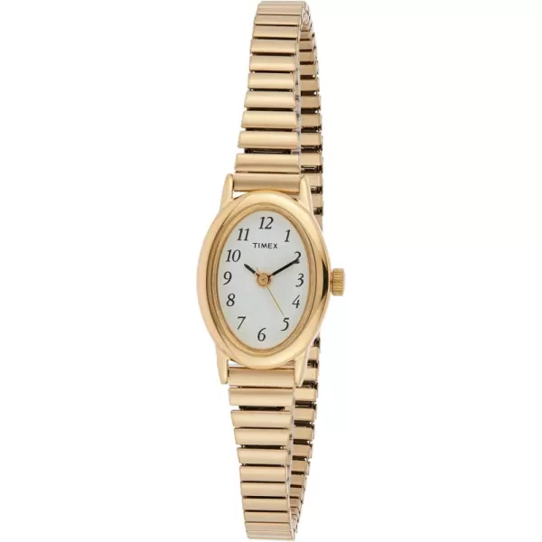 Timex Womens Cavatina 18mm WatchGoldToneWhite