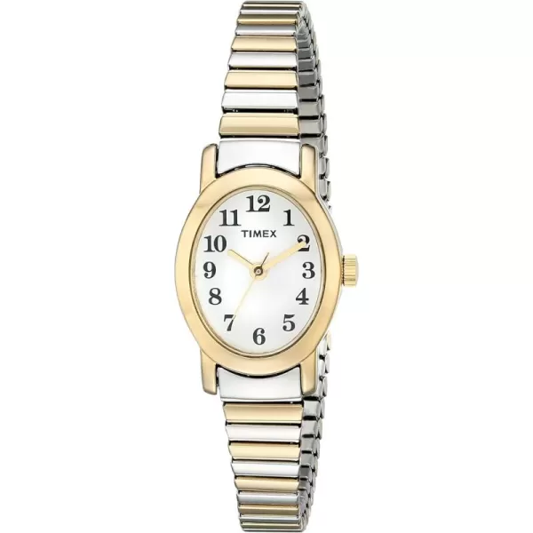 Timex Womens Cavatina 18mm WatchTwoToneSilverTone