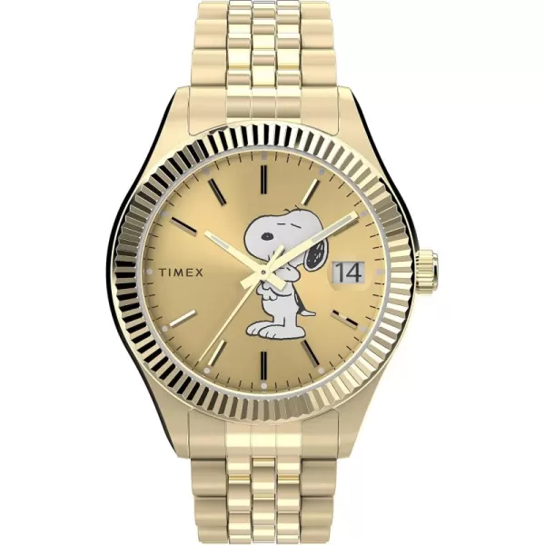 Timex Womens Peanuts x Waterbury Legacy WatchGoldToneGold