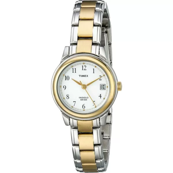 Timex Womens Porter Street 26mm WatchTwoToneWhite