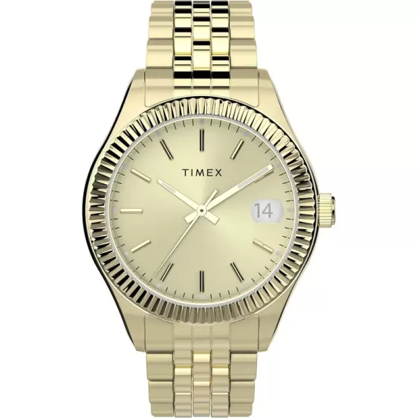 Timex Womens Waterbury Legacy 34mm Watch  GoldTone with Stainless Steel Bracelet