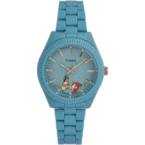Timex Womens Waterbury Ocean Recycled Plastic 37mm WatchBlueDial