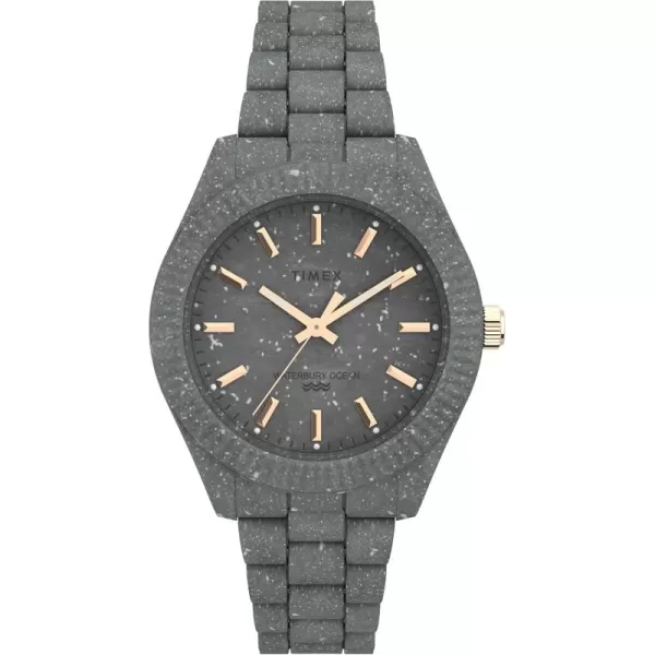 Timex Womens Waterbury Ocean Recycled Plastic 37mm WatchGrey
