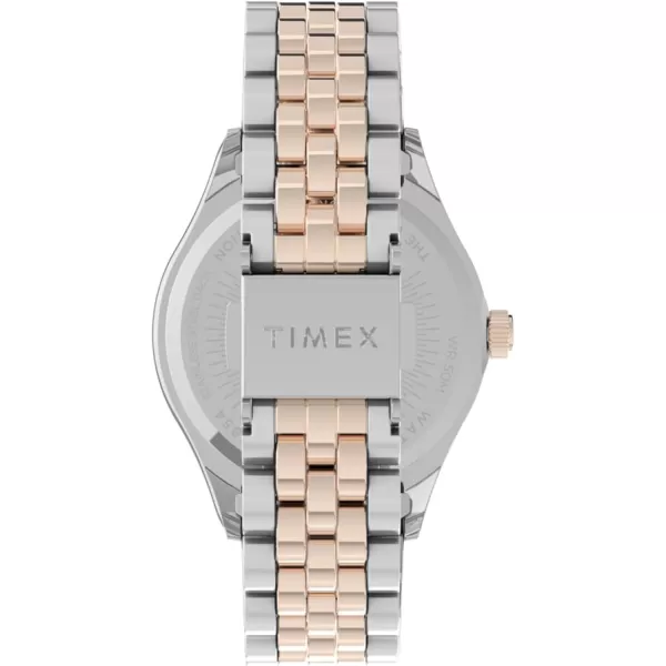 Timex 34 mm Waterbury 3Hand DateRose TwoTone