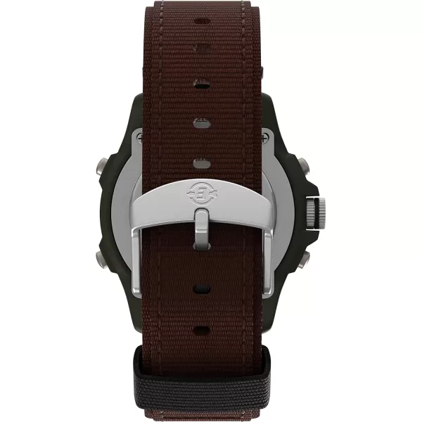Timex Expedition Camper Mens 39 mm WatchBrownGreenTan