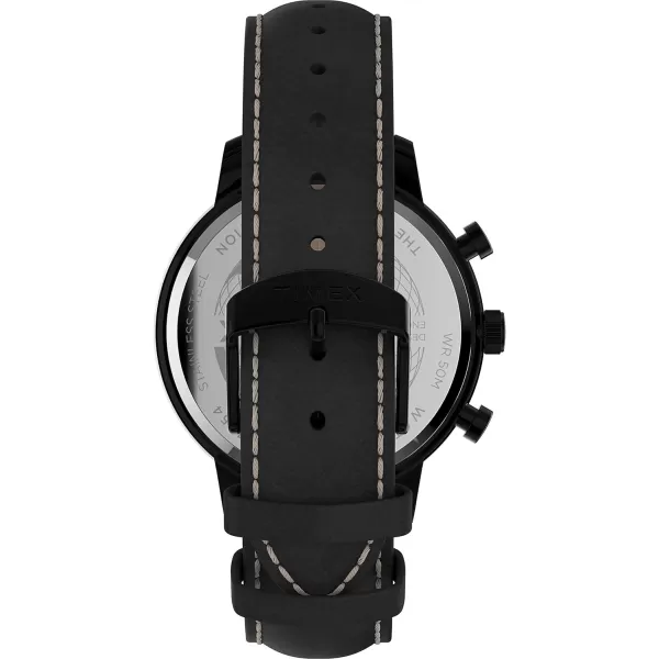 Timex Mens Chicago DayDate 45mm WatchBlack