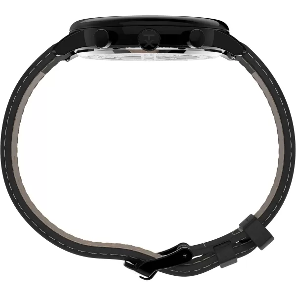 Timex Mens Chicago DayDate 45mm WatchBlack