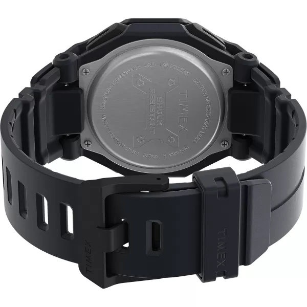 Timex Mens Command Encounter 45mm WatchDark BlueDigital Neg DisplayBlue