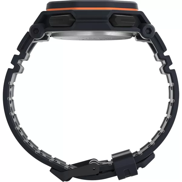 Timex Mens Command Encounter 45mm WatchDark BlueDigital Neg DisplayBlue