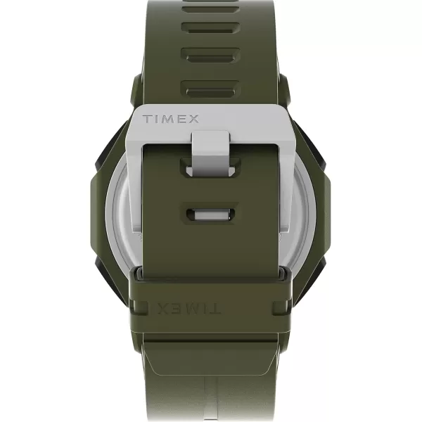 Timex Mens Command Encounter 45mm WatchGreenDigital Neg DisplayGreen