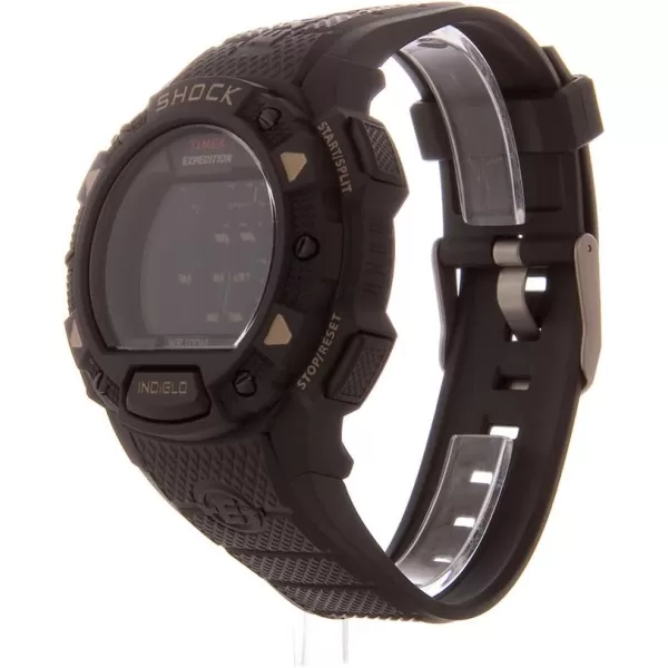 Timex Mens Expedition Base Shock 45mm WatchBlackout
